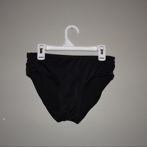 girls high waisted Justice black bottoms